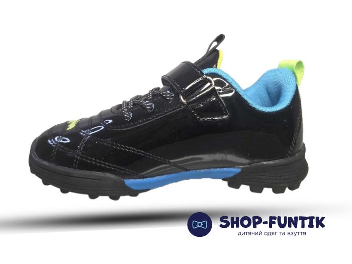 Кроссовки  Jong.Golf черные с цветным принтом 552